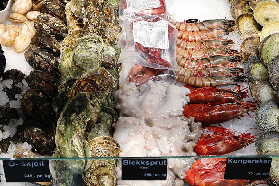 Bergen, Fisk market, Norway